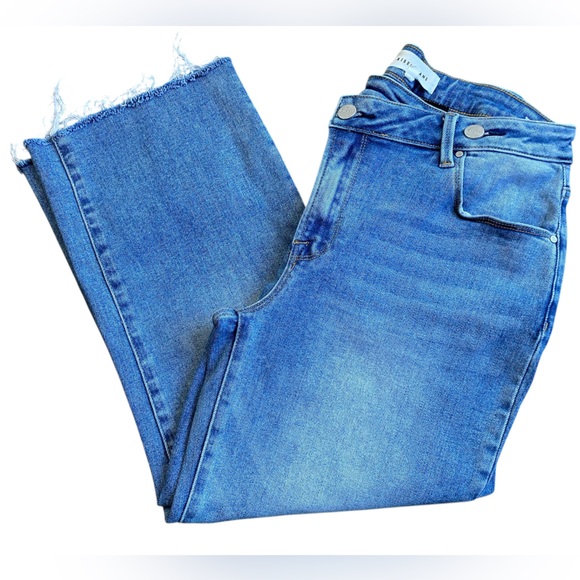 Risen Jeans Blue Womens Cropped Straight Jeans Size 29 - Picture 2 of 14